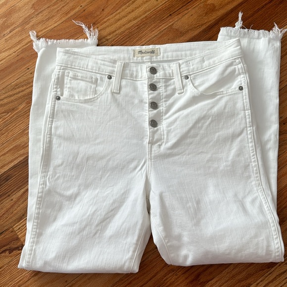 Madewell 10” High-Rise Skinny Crop: Front Button Edition - Picture 3 of 14